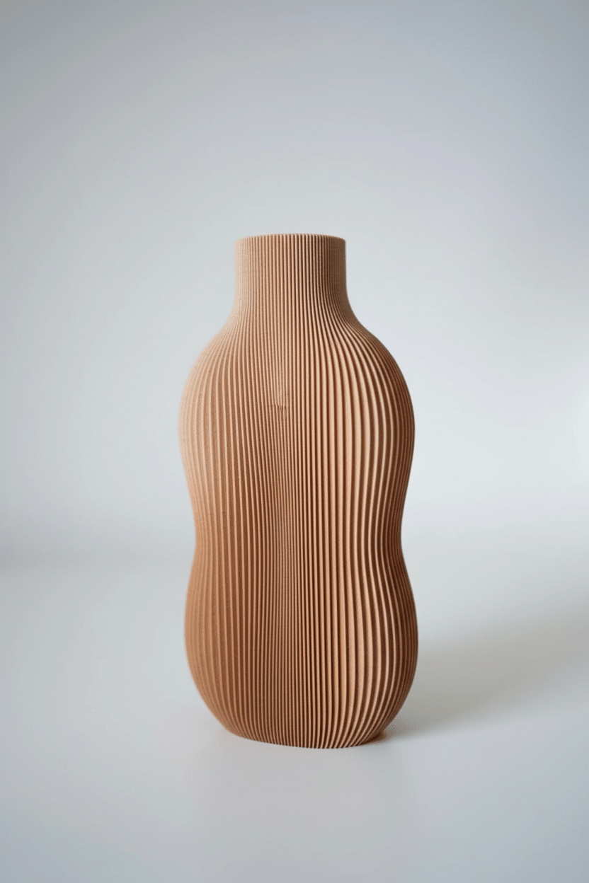 BABBIA minimalist vase - Dekoart 3D