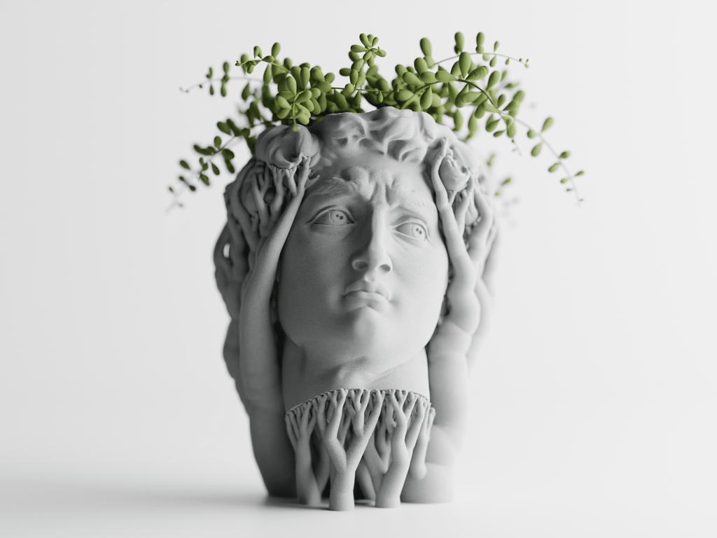 DAVID – Skulpturale Vase aus der Renaissance - Kollektion - Dekoart 3D