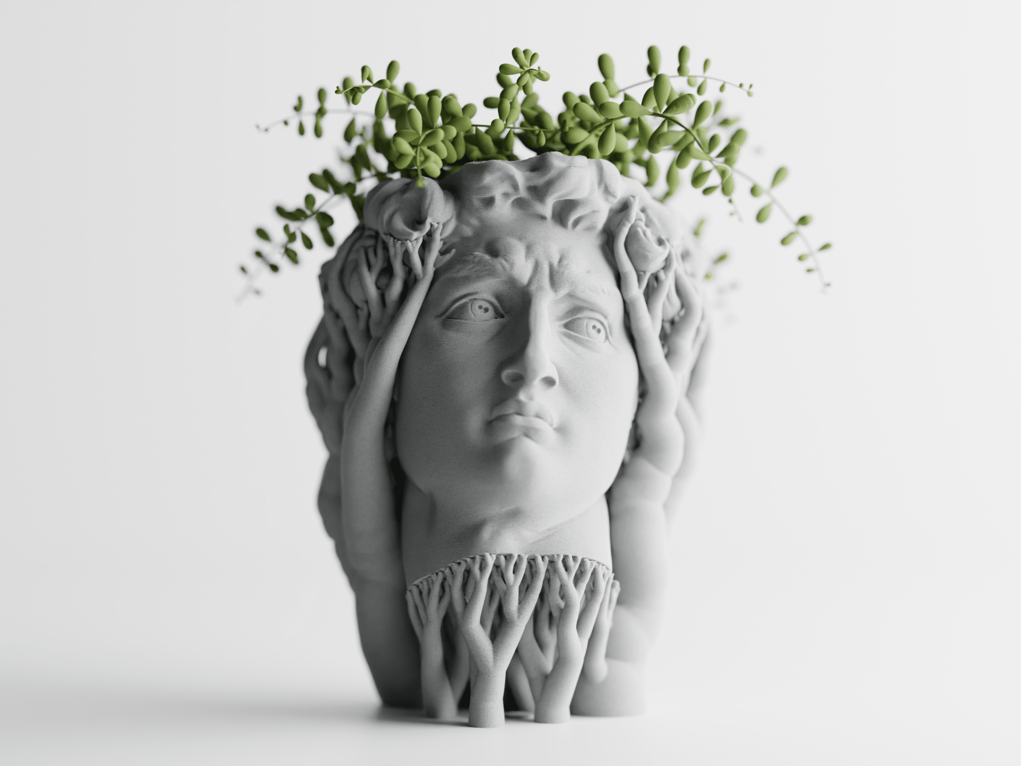 DAVID – Skulpturale Vase aus der Renaissance - Kollektion - Dekoart 3D