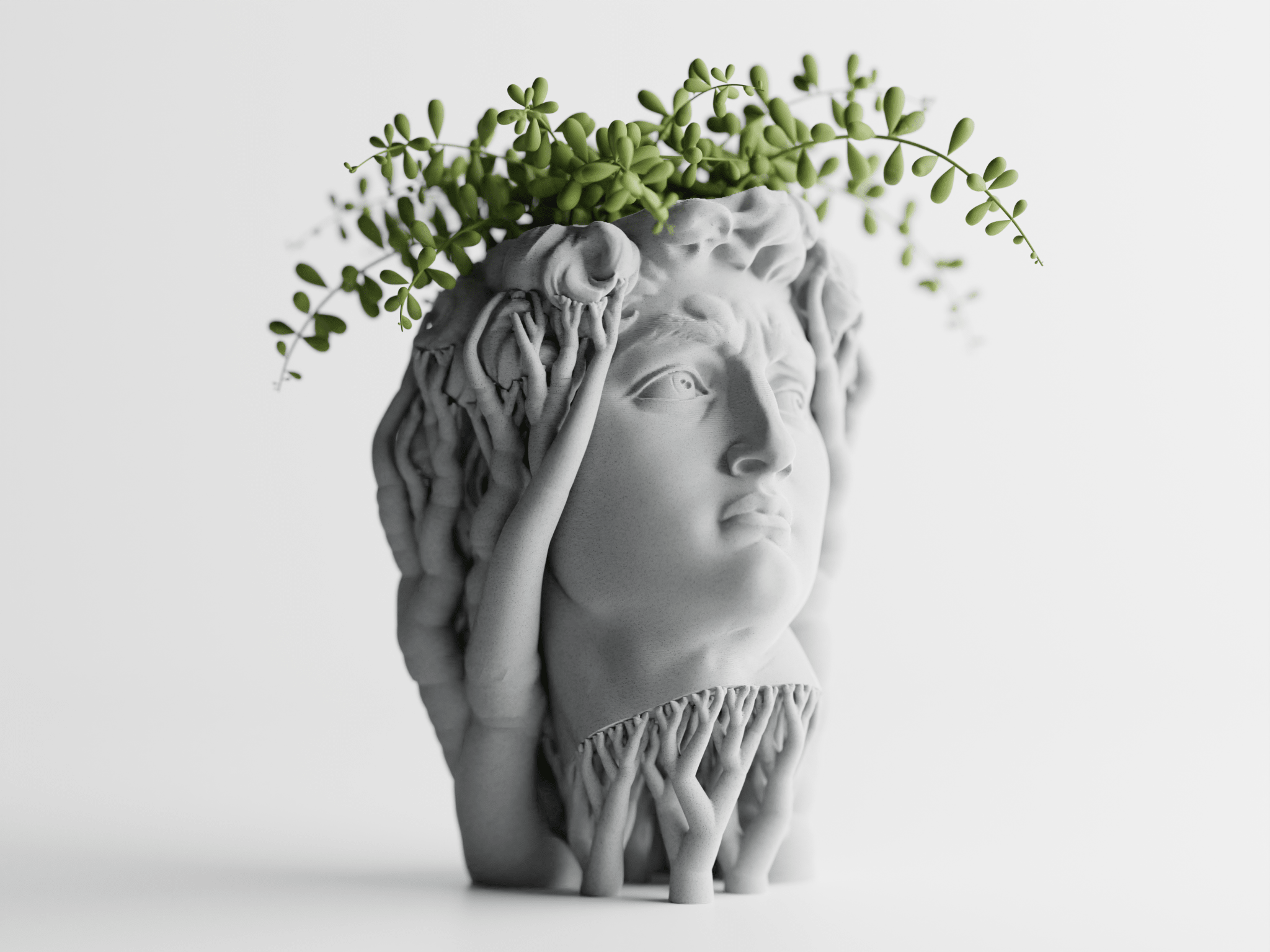 DAVID – Skulpturale Vase aus der Renaissance - Kollektion - Dekoart 3D