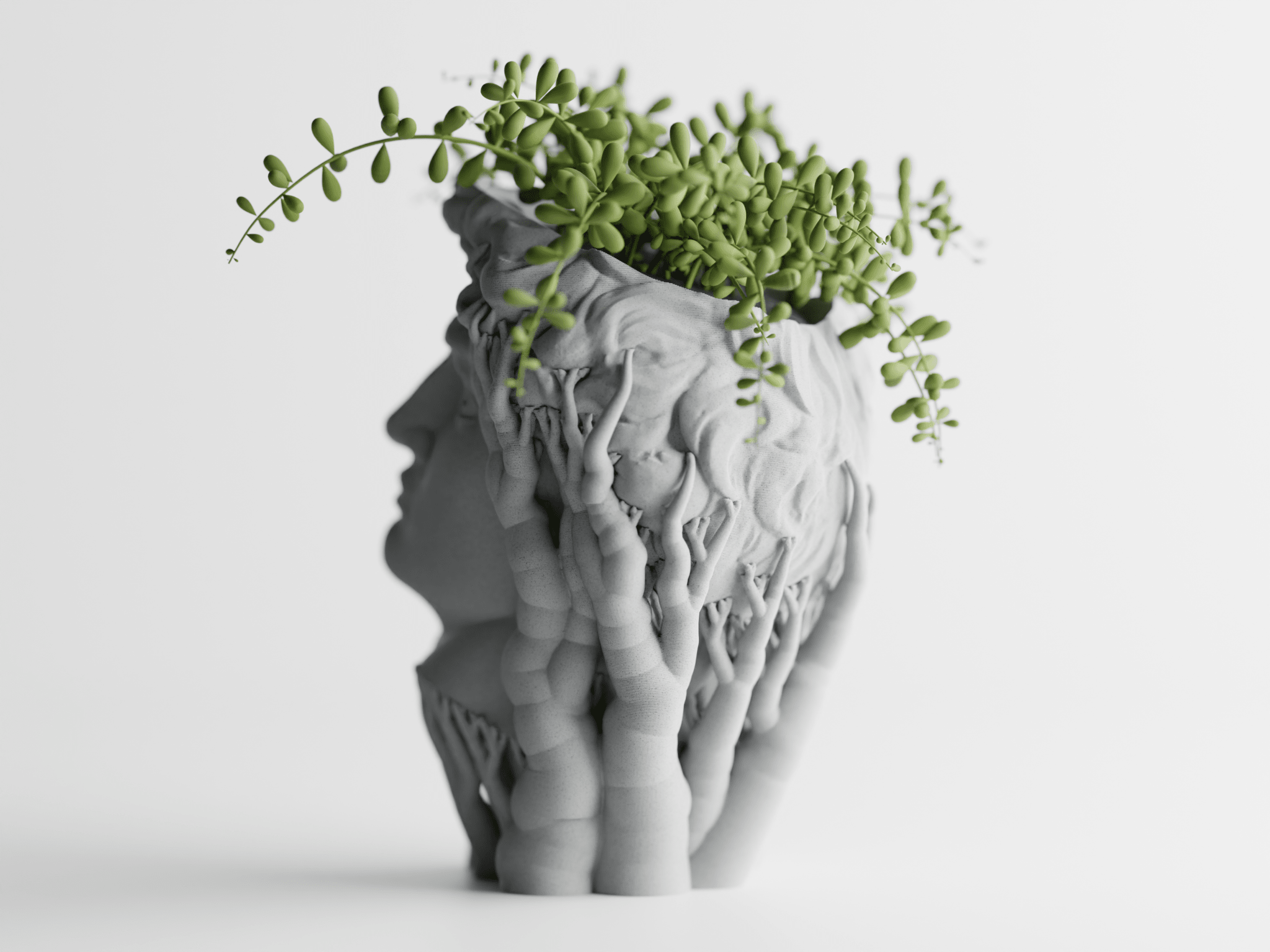 DAVID – Skulpturale Vase aus der Renaissance - Kollektion - Dekoart 3D