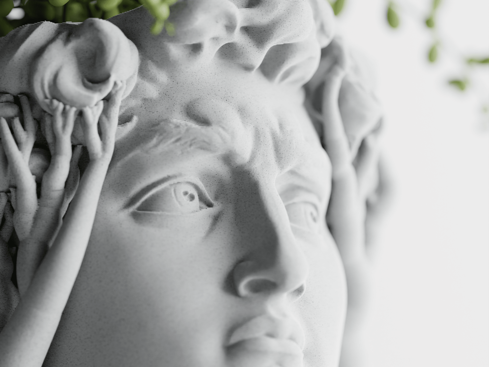 DAVID – Skulpturale Vase aus der Renaissance - Kollektion - Dekoart 3D