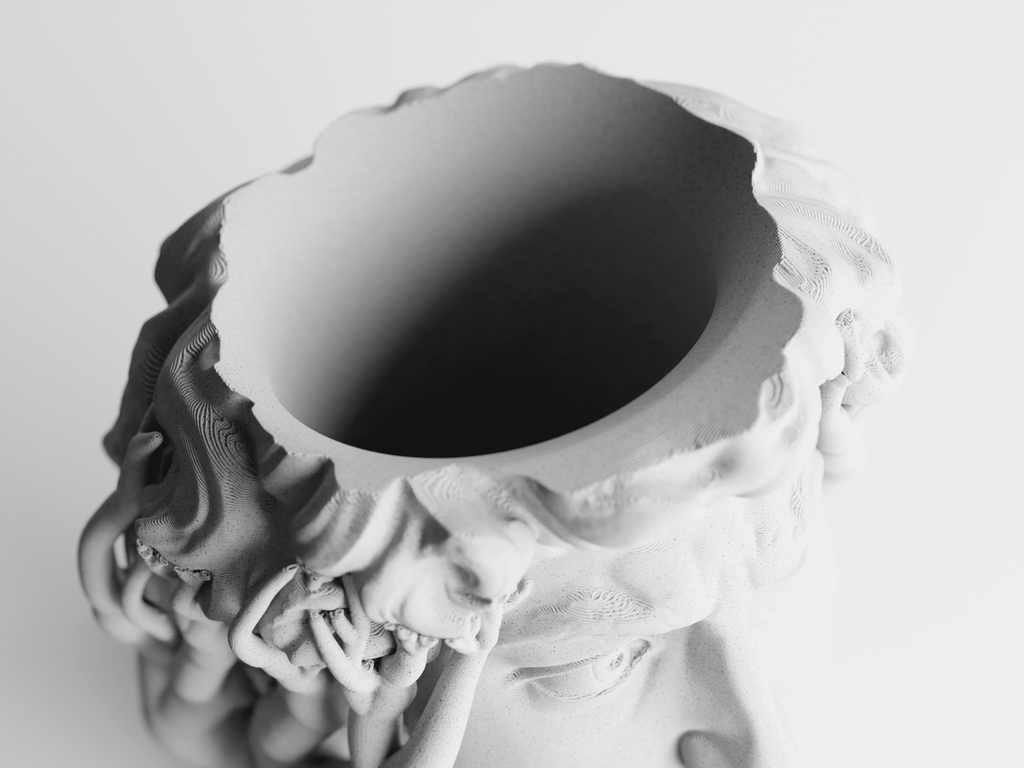 DAVID – Skulpturale Vase aus der Renaissance - Kollektion - Dekoart 3D