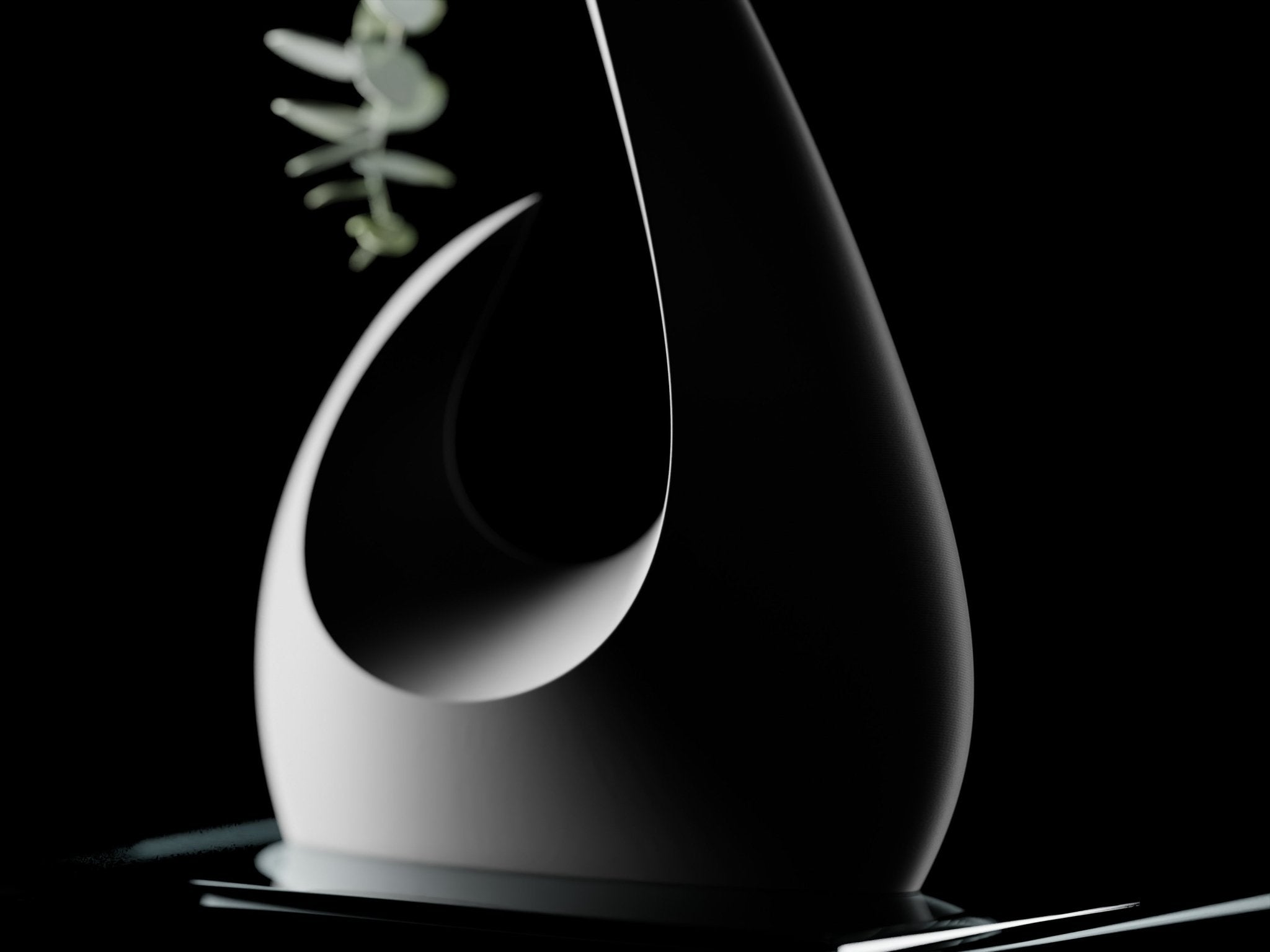 MOON – Skulpturale Vase aus der Lunar - Serie - Dekoart 3D